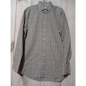 Collection By Michael‎ Strahan Shirt Men's 16 Black White